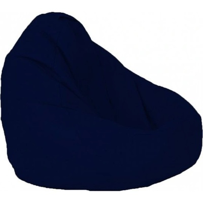 PUFRELAX Пуф, круша, 320л. , Nirvana Grande - Bleumarin, Водоустойчив, Перящ се калъф, Пълнеж от полистиролни перли (PUF-G-NGR-PEX-BLM)