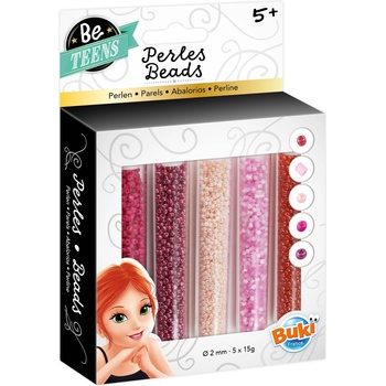 Buki France Тубички с мъниста Buki France - Розови (BKPE007)