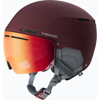 HEAD Дамска ски каска HEAD Cinema Pro W berry/red yellow