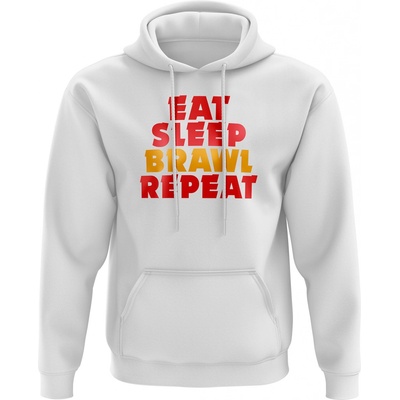 Brawl Stars mikina Eat Sleep Brawl Repeat bílá