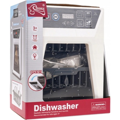 JOKO Detská Umývačka Riadu na batérie biela