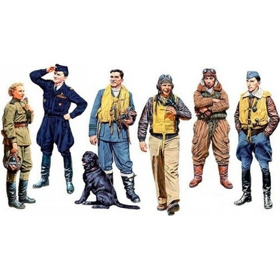 MASTER BOX LTD Famous WWII pilots set MasterBox 1:32