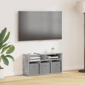 vidaXL Долно шкафче с чекмедже Циментено сиво 72 х 22, 5 х 38 см (8000575)