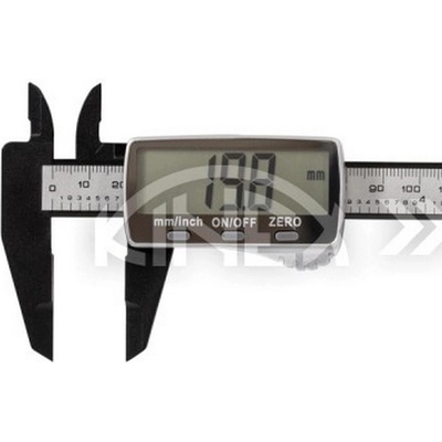 K-MET Дигитален шублер от въглеродни влакна k-met 6050-02-150 - 150 мм, 0, 1 мм (6050-02-150)