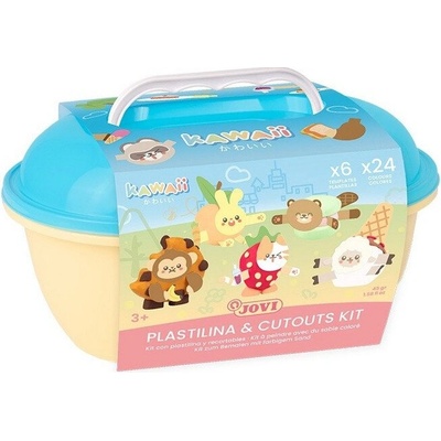 JOVI Kawaii PLAY&FUN plastelína kufřík 50 ks