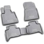 LEMENT Element 3D rubber floor mats suitable for BMW X5 | Mk1 I (E53) | 1999-2006 | 100% custom-fit all-weather floor mats made of TPE, high edge, waterproof, non-slip, odorless (BMW X5)