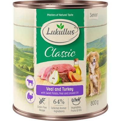 Lukullus Naturkost Senior bez obilovin 6 x 800 g