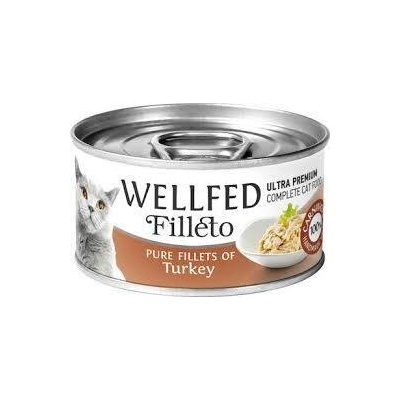 PETINTEREST Wellfed Filleto Pure Turkey консерва за котки чисто пуешко филе 70gr
