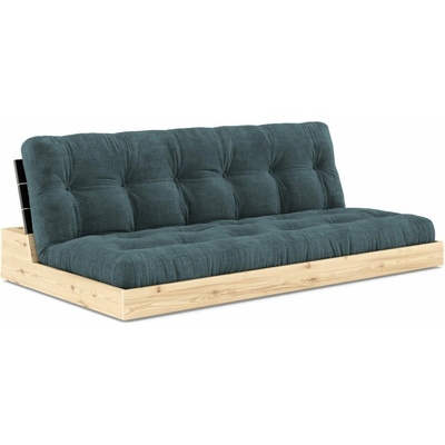 Karup Design menčestrová rozkladacia pohovka 196 cm Base – modrá