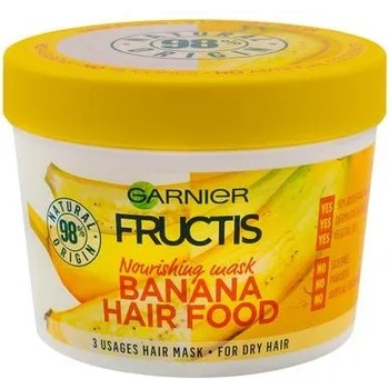 Image 1 of Garnier Fructis Hair Food Маска за коса с банан, 390 ml