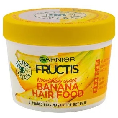 Garnier Fructis Hair Food Маска за коса с банан, 390 ml