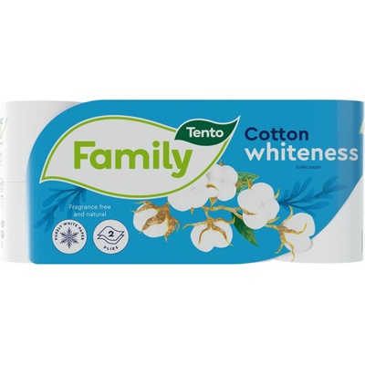 Tento Cotton Whiteness 2-vrstvový 8 ks