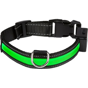 NUM'AXES Светещ usb нашийник eyenimal, зелен m