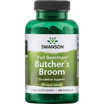 Swanson Full Spectrum Butcher's Broom, 470 mg, 100 капсули, Swanson (SW415)