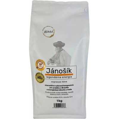 KÁVOHOLIEK Jánošík Espresso A/R 90/10 1 kg