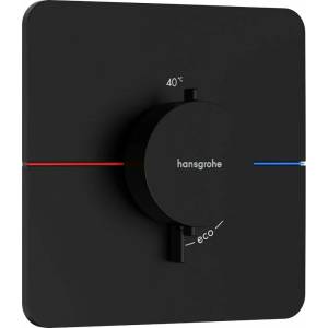 Hansgrohe ShowerSelect Comfort Q вграден термостатичен смесител за душ, матово черен (15588670)