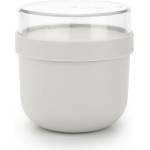 Brabantia Купa за закуска Brabantia Make&Take 1006298, 500+180 мл, Винтово затваряне, Без BPA, Сив (1006298)