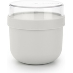 Brabantia Купa за закуска Brabantia Make&Take 1006298, 500+180 мл, Винтово затваряне, Без BPA, Сив (1006298)