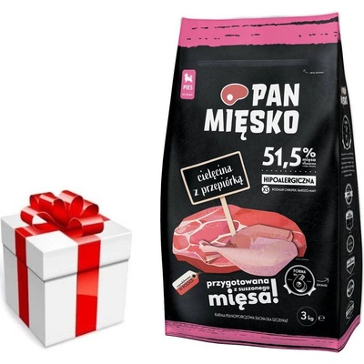 PAN MIĘSKO Teľacie mäso s prepelicou XS 9 kg