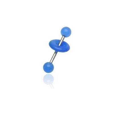 Piercing jazyka 19-BLUE