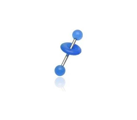 Piercing jazyka 19-BLUE