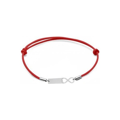 Nubis stříbrný textilní s destičkou SX122-R