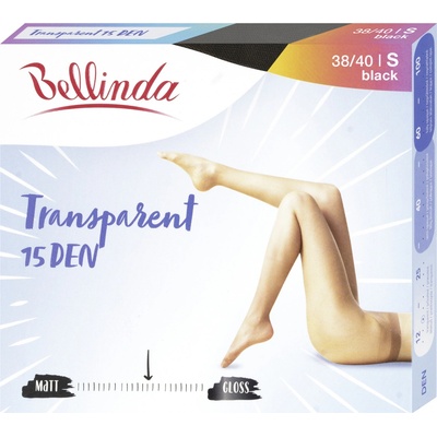 Bellinda Punčochové kalhoty Transparent černé 15 DEN