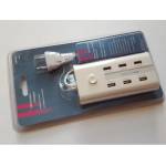  Мултифункционално USB зарядно устройство за телефони, тaблети и др. устройства 6 в 1