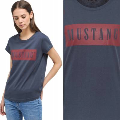 MUSTANG Alina C Logo Tee Dámske tričko Tričko s logom Potlač