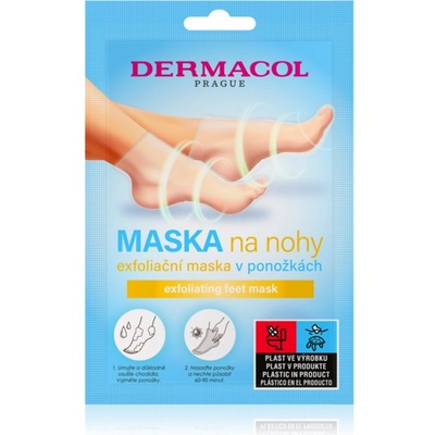 Dermacol Foot Mask Exfoliating ексфолиращи чорапи за омекотяване и хидратиране кожата на краката. 1 чифт