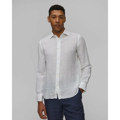 120% Lino pánska ľanová košeľa slim fit