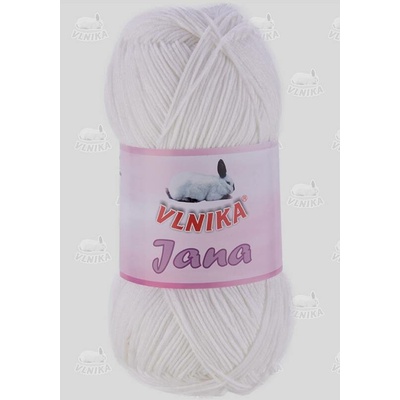 VLNIKA Příze Jana Varianta: 40 bílá