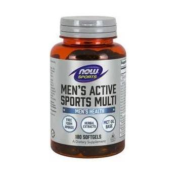 NOW Мултивитамини за мъже, NOW Men's Active Sports, 180 softgels, 2425