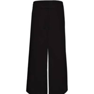 Link Kitchen Wear Bistro zástěra s rozparkem X962 Black 100x100cm