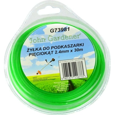 Geko Vlasec pro strunovou sekačku, pětiúhelník 2,4 mm × 30 m