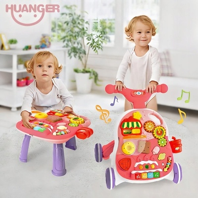 Bavytoy Chodítko stolek růžové