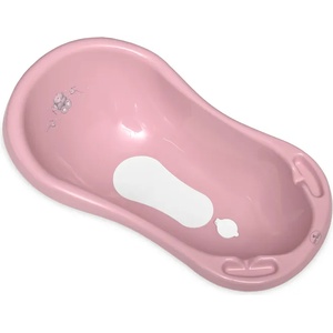 Lorelli Бебешка нехлъзгаща вана с оттичане Lorelli - Bear, 84 cm, Dark Pink (10130460241)