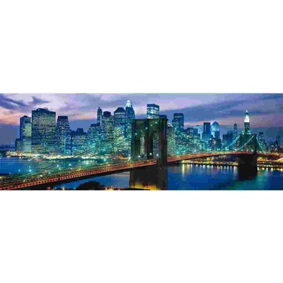 Clementoni - Puzzle New York Brooklyn Bridge panorama - 1 000 piese