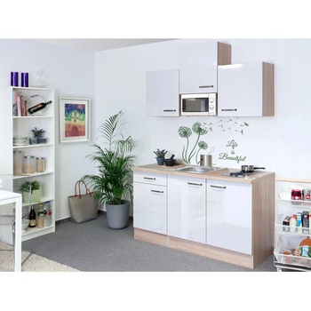 Flex Well Kuchyňa Valero 150 cm/typ 1 mikrovlnka/varná doska