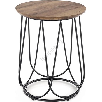 Halmar Масичка за кафе NUBIRA 51x40 cm черен/орех (HA0044)