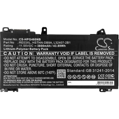 Cameron Sino Батерия за лаптоп HP PROBOOK 430 G6-5PP35EA, PROBOOK 440 G6-5PQ07EA HSTNN-0B1C LipO 11.55V 3800mAh CAMERON SINO (CS-HPG460NB)