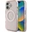 GUESS Калъф Guess IML Metal Mountain Logo MagSafe за iPhone 16 - розов (3666339434113)