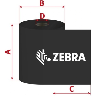 Zebra ZipShip 3200, 110mm x 300m, TTR, vosk/pryskyřice 03200BK11030