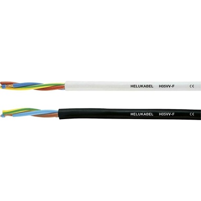 Helu H05VV-F 29450-500 el. kábel hadicový 2 x 0.75 mm² 500 m čierna