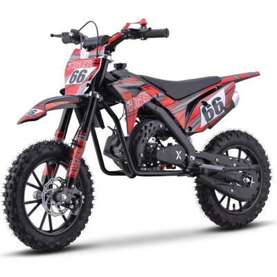 mamido Dětská benzínová motorka RamiGO TIGER 49CC červená – Zboží Dáma