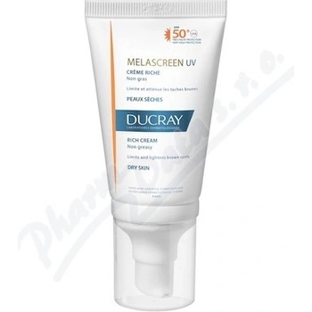Ducray Melascreen krém Solaire krém na tvár a dekolt na suchú pokožku SPF50+ 40 ml