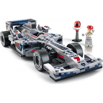 Sluban B0352 Formule F1 Racing Car Stříbrná 257 ks