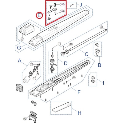 SPGAP09000 kit odblokovania pre TO5024 HS