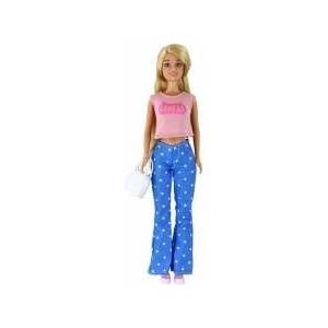 LEAN Toys Anlily Childrens Doll Long Blonde Hair Handbag Glasses Pink Blouse