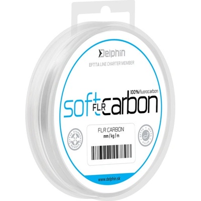 Delphin SOFT FLR CARBON 100% fluorocarbon 20m 0,309mm 6,55kg – Zbozi.Blesk.cz